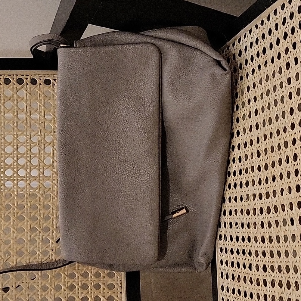 H&M Gray Slouchy Crossbody Bag